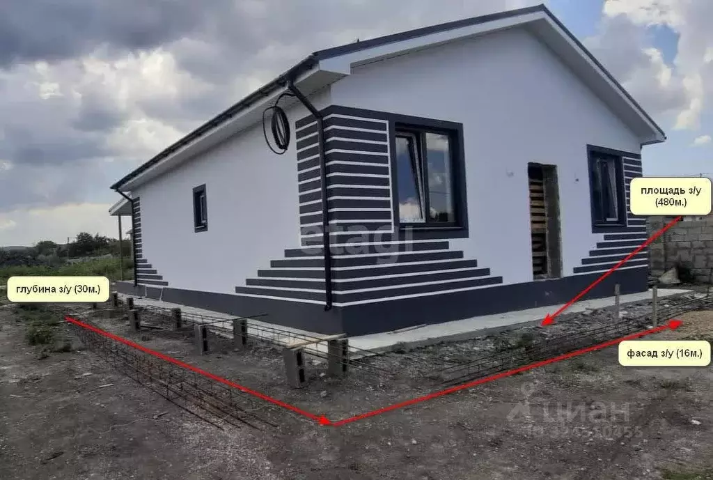 Дом в Краснодарский край, Анапа муниципальный округ, Гостагаевская ... - Фото 1