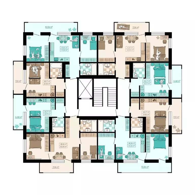 1-к кв. Приморский край, Владивосток Садгородская ул., 28Вк1 (27.9 м) - Фото 1
