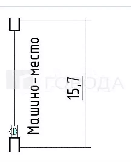Машиноместо, 16 м - Фото 0