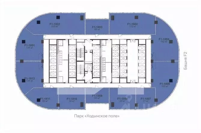 Офис в Москва Ходынский бул., 10 (1464 м) - Фото 2