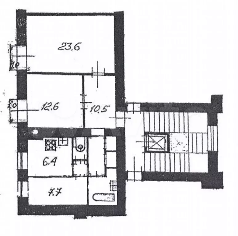 3-к. квартира, 67 м, 5/5 эт. - Фото 0