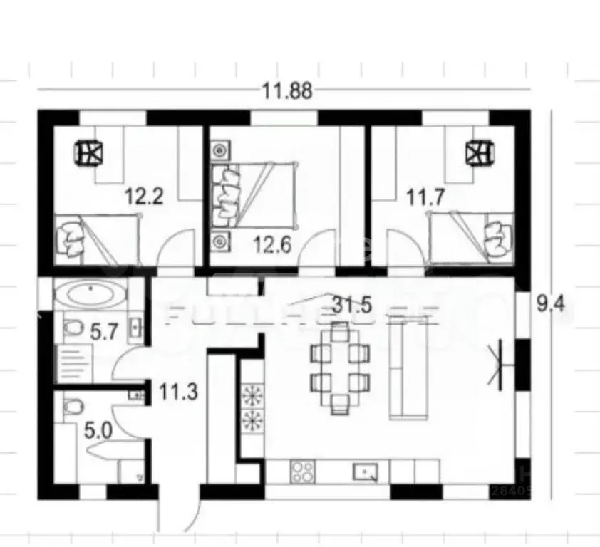 Дом в Челябинская область, Сосновский муниципальный округ, д. ... - Фото 2