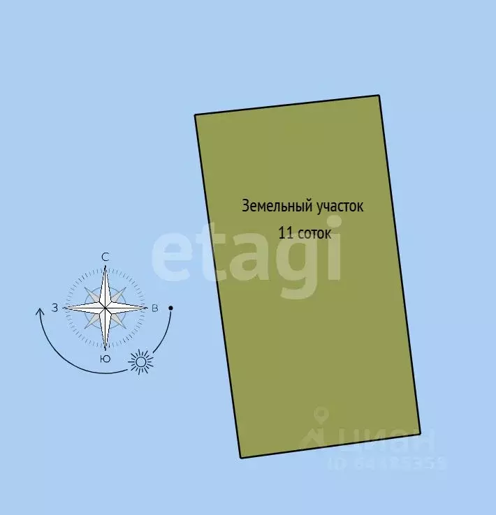 Участок в Алтайский край, Бийский район, Зверовод СДТ ул. Молодежная ... - Фото 2