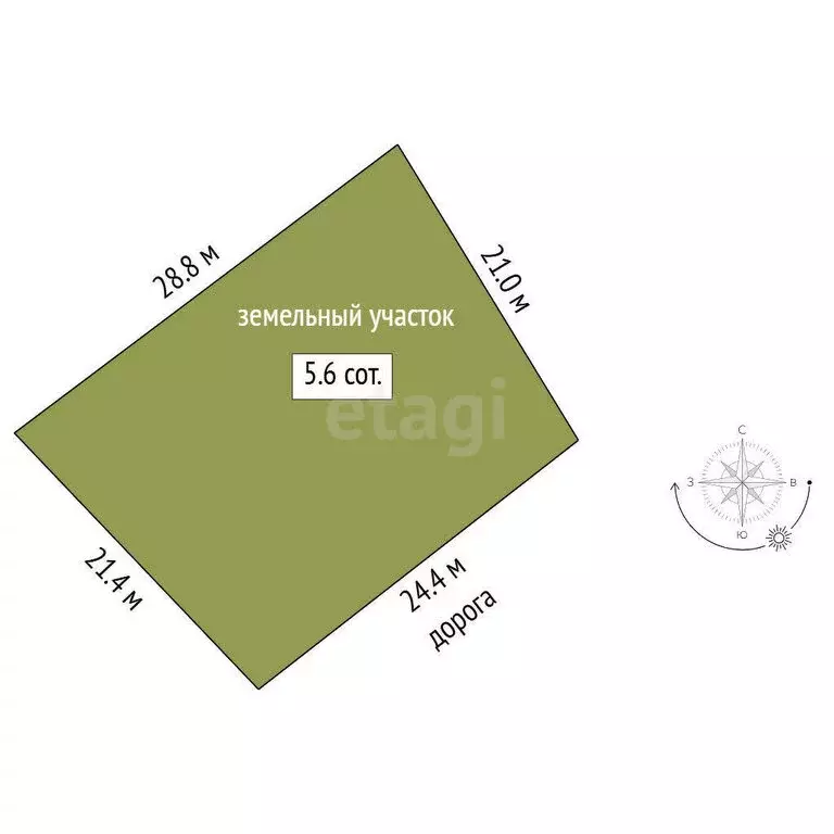 Участок в Тюмень, СНТ Строитель-1, улица Дружбы (5.63 м) - Фото 1