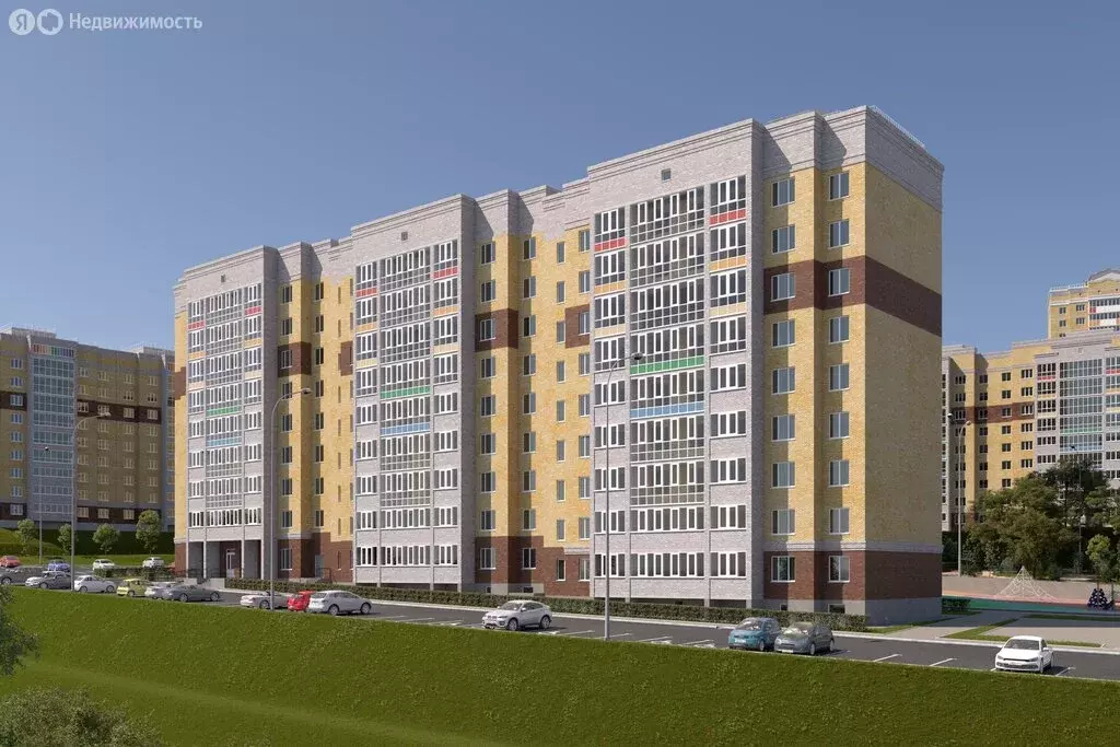 1-комнатная квартира: Чебоксары, улица Василия Алендея, поз35 (38.89 ... - Фото 2