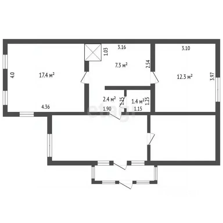 Дом в Кемеровская область, Кемерово ул. 11-я Линия, 6 (41 м) - Фото 1
