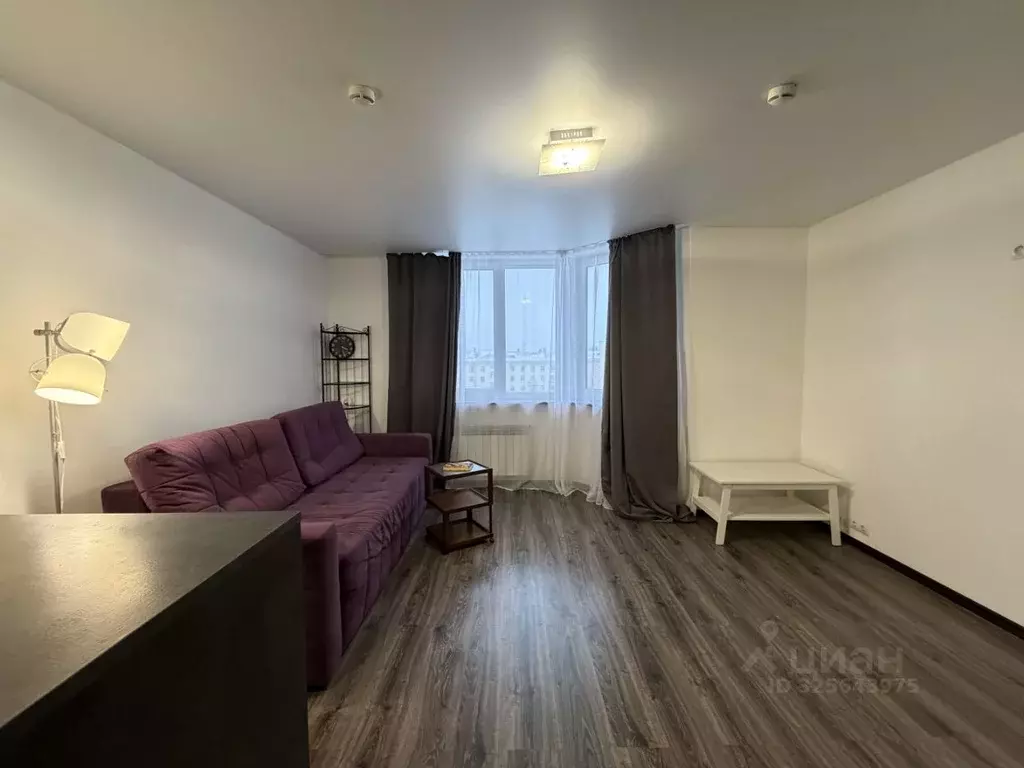 Студия Санкт-Петербург ул. Швецова, 8 (30.3 м) - Фото 2