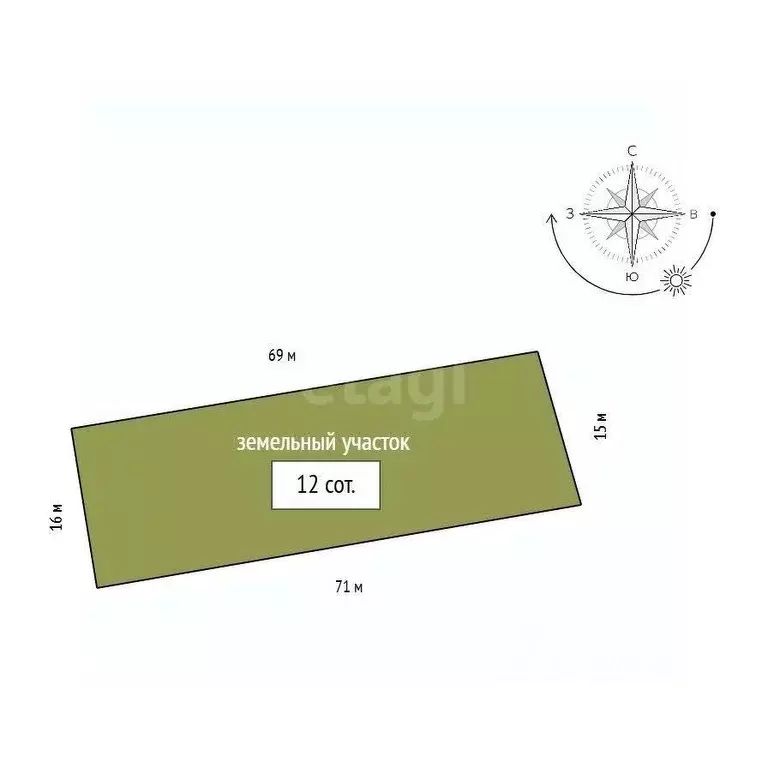 Участок в Красноярский край, Красноярск Надежда СНТ,  (12.0 сот.) - Фото 2