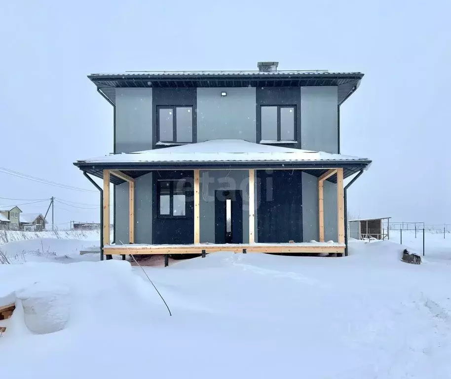 Дом в Вологодская область, пос. Харачево ул. Николаевская, 37 (120 м) - Фото 1