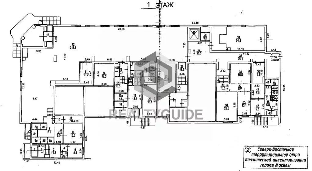 Торговая площадь в Москва Трифоновская ул., 12 (1208 м) - Фото 0