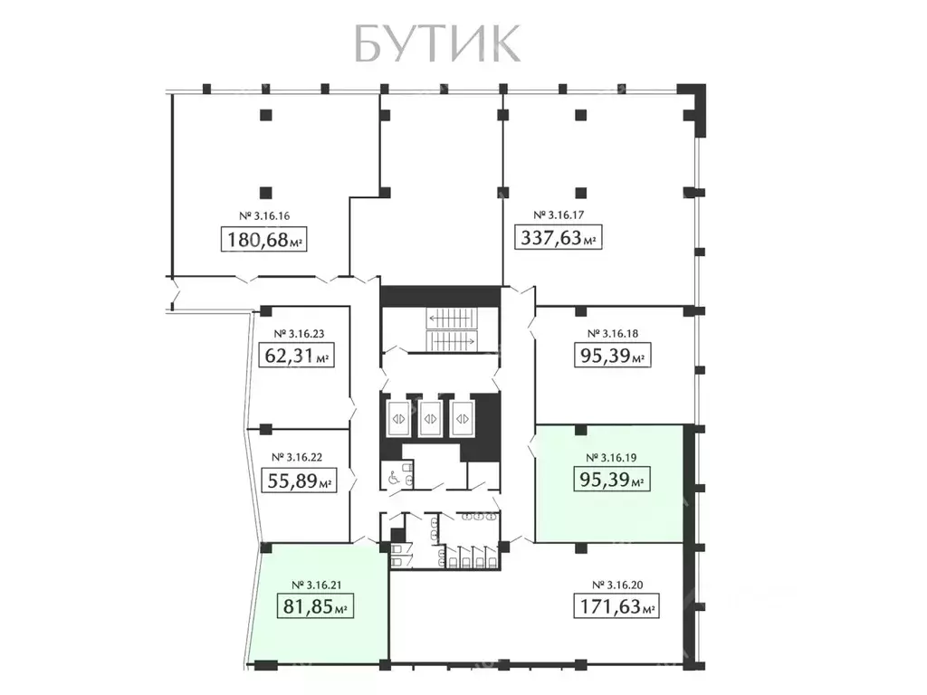 Офис в Санкт-Петербург Левашовский просп., 13И (177 м) - Фото 2