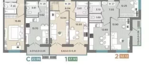 Квартира-студия: Темрюк, Дальняя улица, 30 (22.93 м) - Фото 0