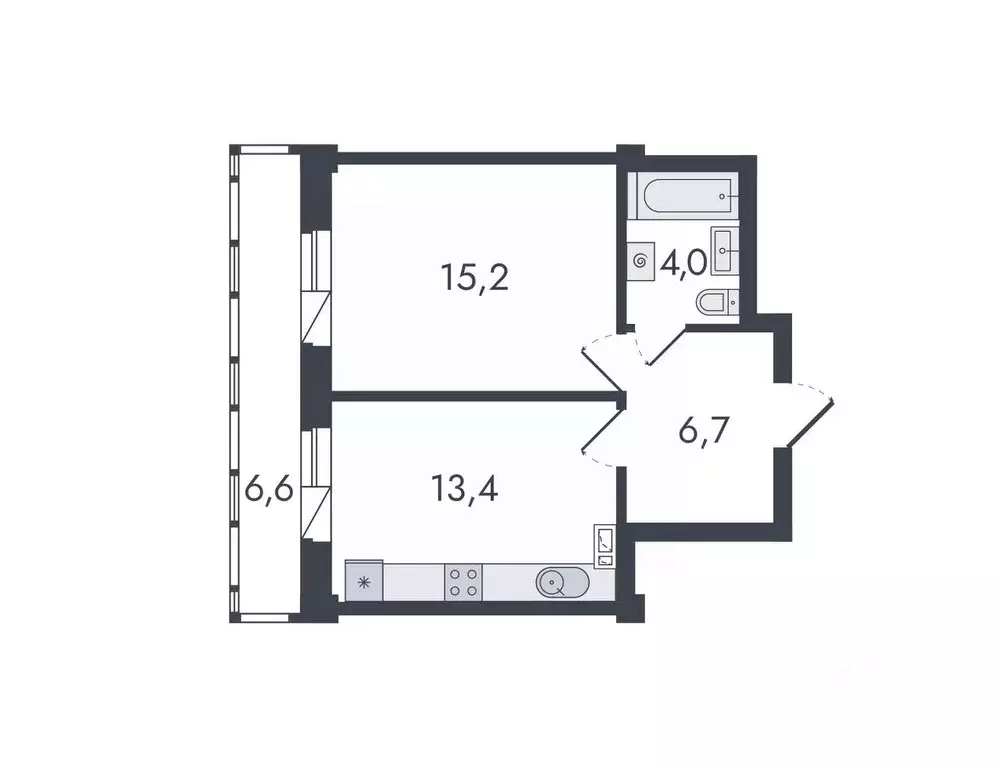 1-к кв. Кировская область, Киров ул. Чистопрудненская, 13 (45.9 м) - Фото 0