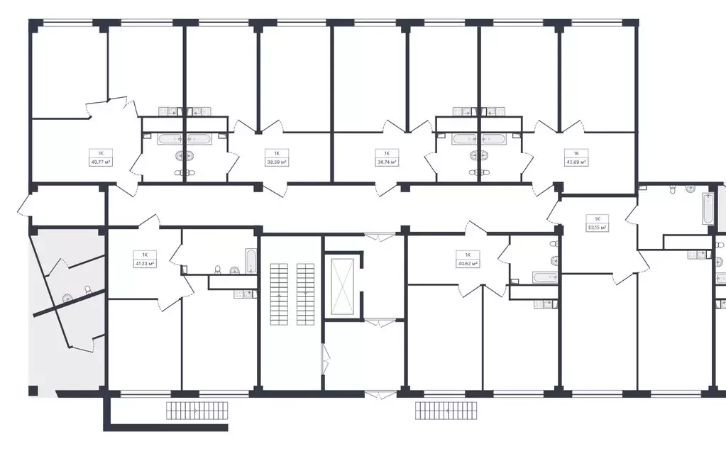 1-к кв. Ставропольский край, Ессентуки ул. Благодатная, 24 (40.62 м) - Фото 2