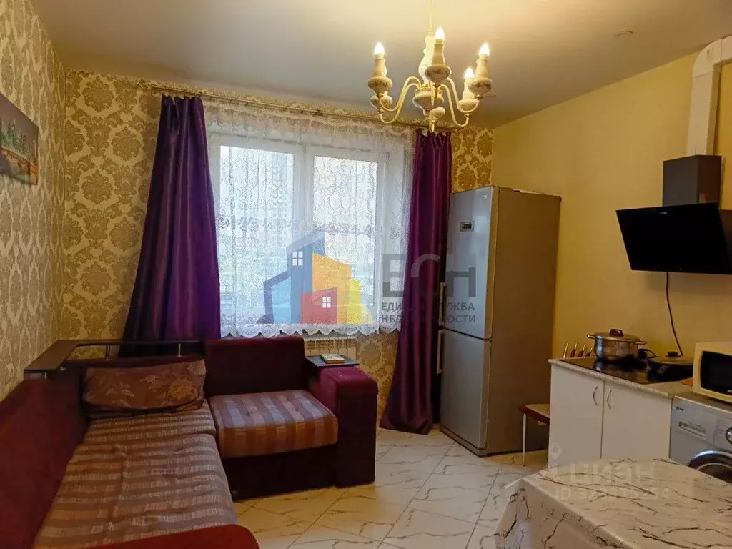 1-к кв. Тульская область, Тула ул. Павшинский мост, 1к4 (37.0 м) - Фото 1