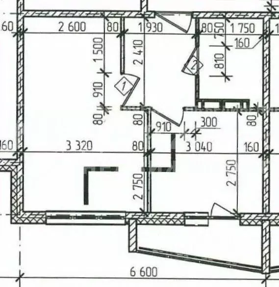 1-к кв. Кемеровская область, Кемерово Пролетарская ул., 29/3 (32.5 м) - Фото 2