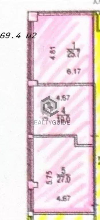 Торговая площадь в Москва Ленинградский просп., 74А (69 м) - Фото 2