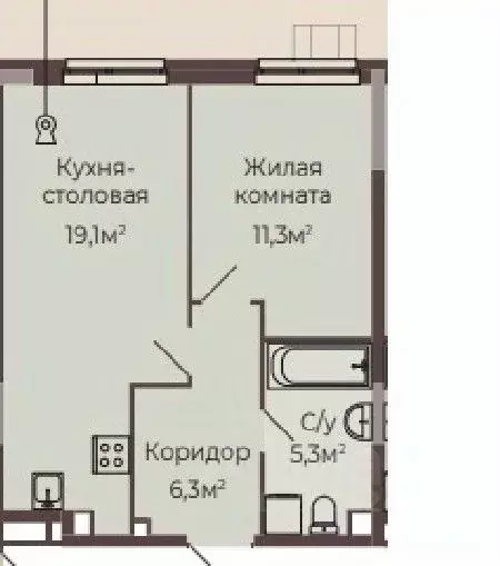 1-к кв. Нижегородская область, Нижний Новгород Соцгород жилрайон, 1-й ... - Фото 1