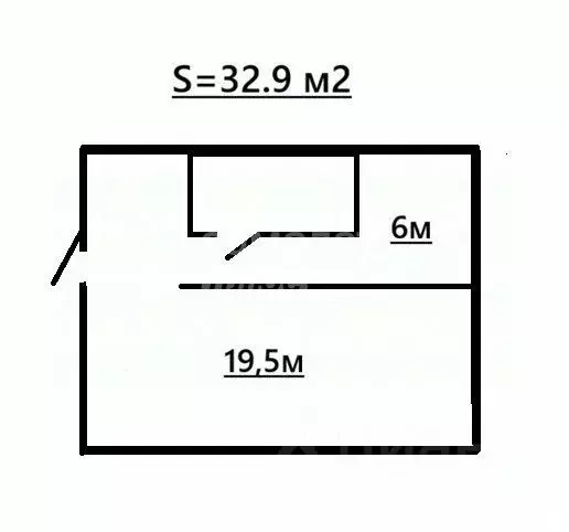 1-к кв. Свердловская область, Екатеринбург ул. Папанина, 3 (32.9 м) - Фото 2