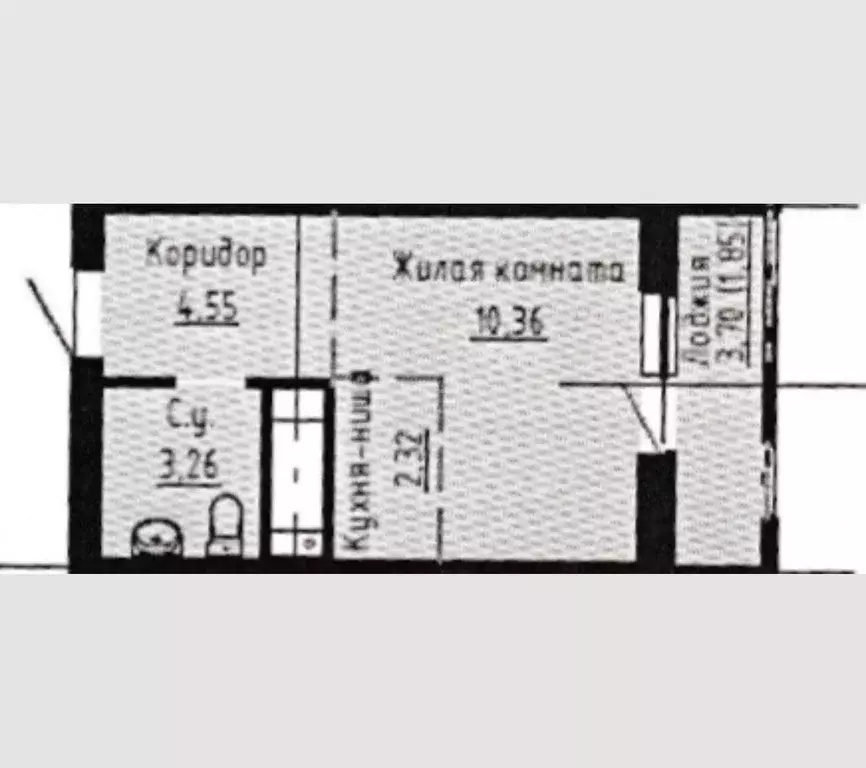Продаётся квартира-студия, 22.34 м - Фото 1