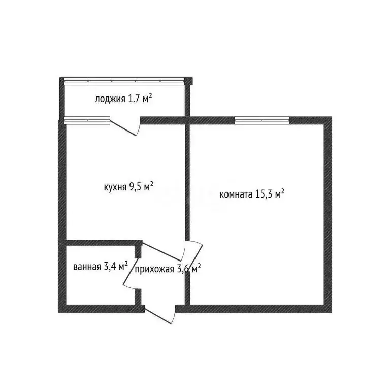 1-комнатная квартира: Краснодар, улица Автолюбителей, 1Гк1 (31.8 м) - Фото 1