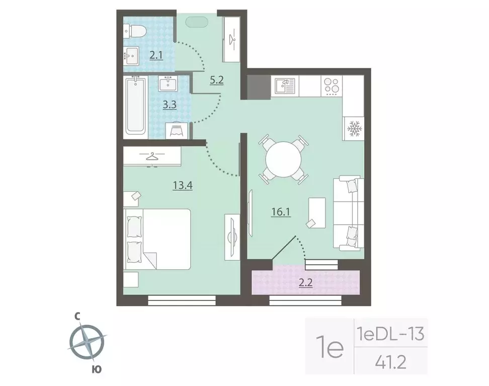 1-к кв. Свердловская область, Екатеринбург Центральный жилрайон, Азина ... - Фото 2