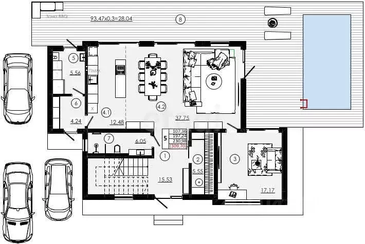 Дом в Краснодарский край, Геленджик Персиковый сад мкр,  (260 м) - Фото 2