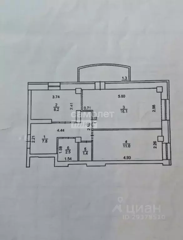 2-к кв. кировская область, киров ул. ленина, 191 (47.0 м) - Фото 1