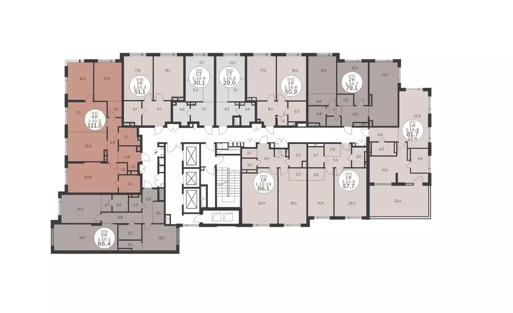 2-комнатная квартира: Москва, Крылатская улица, 33к1 (79.1 м) - Фото 1