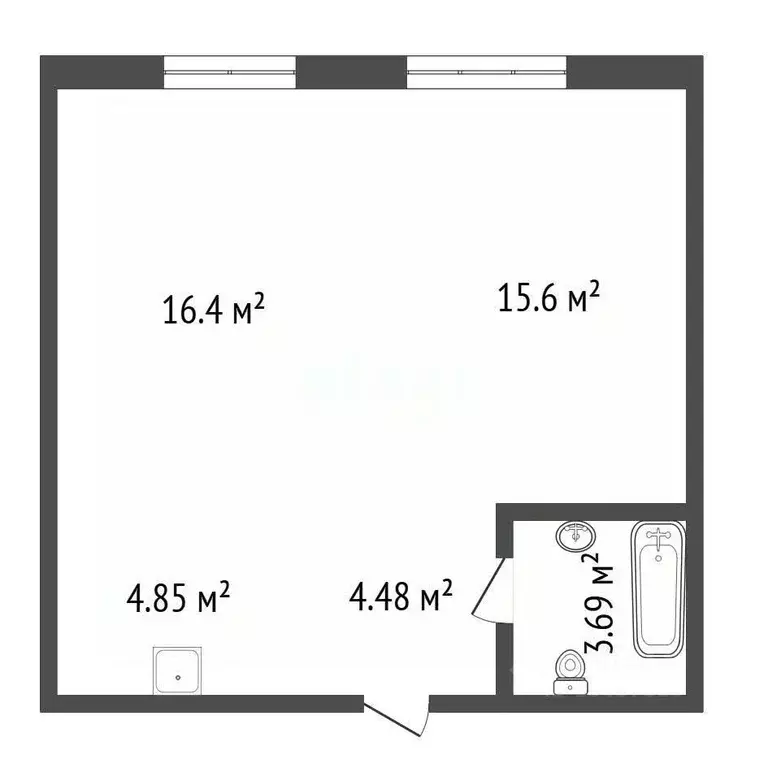 1-к кв. Иркутская область, Иркутск Затон кв-л, ул. Набережная Иркута, ... - Фото 2