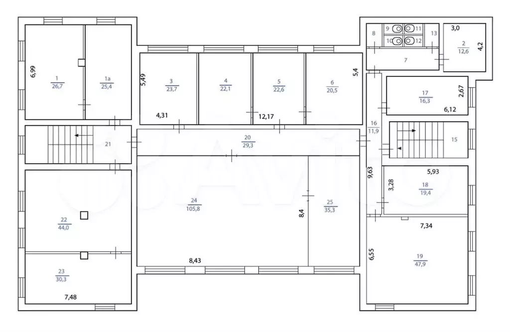 Продам помещение свободного назначения, 1215.2 м - Фото 0