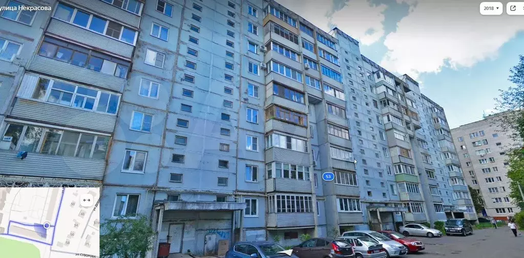 2-к. квартира, 50,6 м, 4/9 эт. - Фото 1