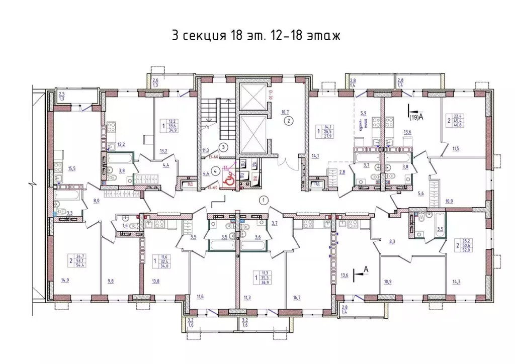 2-к кв. Волгоградская область, Волгоград ул. Голубева (54.4 м) - Фото 1