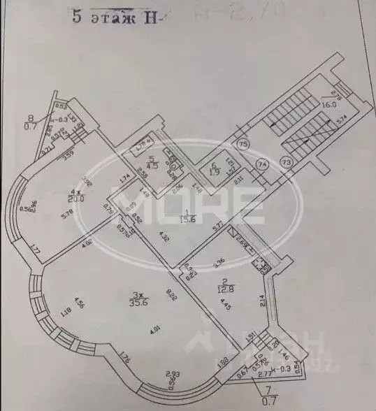 2-к кв. Калининградская область, Калининград ул. Аксакова, 104 (155.5 ... - Фото 2