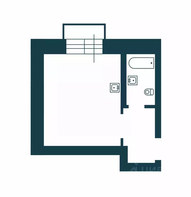Студия Новосибирская область, Новосибирск Большая ул., 670 (19.8 м) - Фото 2