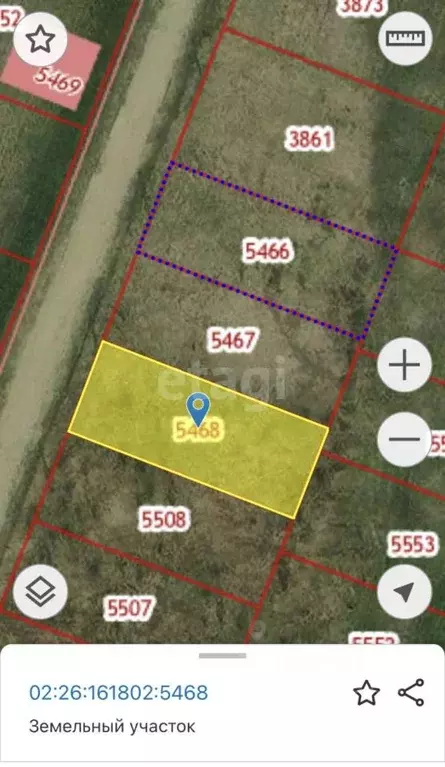 Участок в Башкортостан, Иглинский район, Акбердинский сельсовет, ... - Фото 0