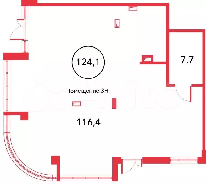 Продам помещение свободного назначения, 124.1 м - Фото 0