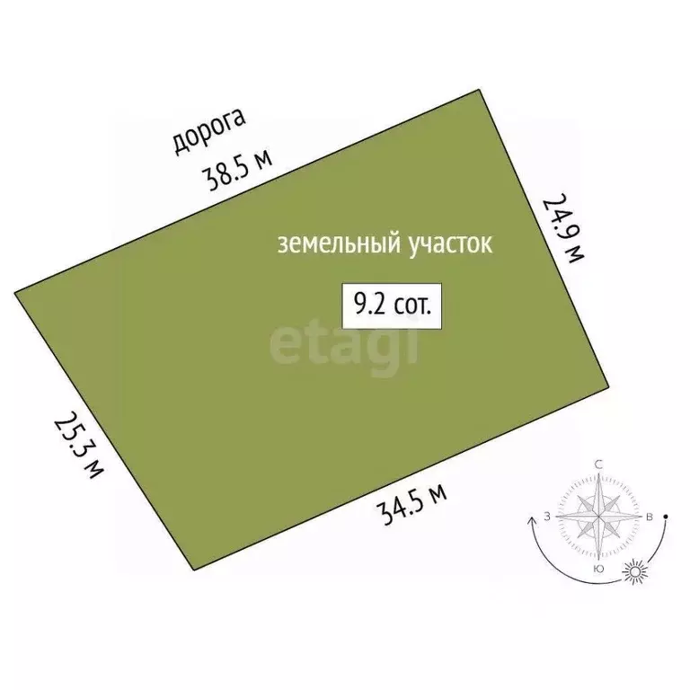 Участок в Свердловская область, Тугулымский муниципальный округ, с. ... - Фото 2