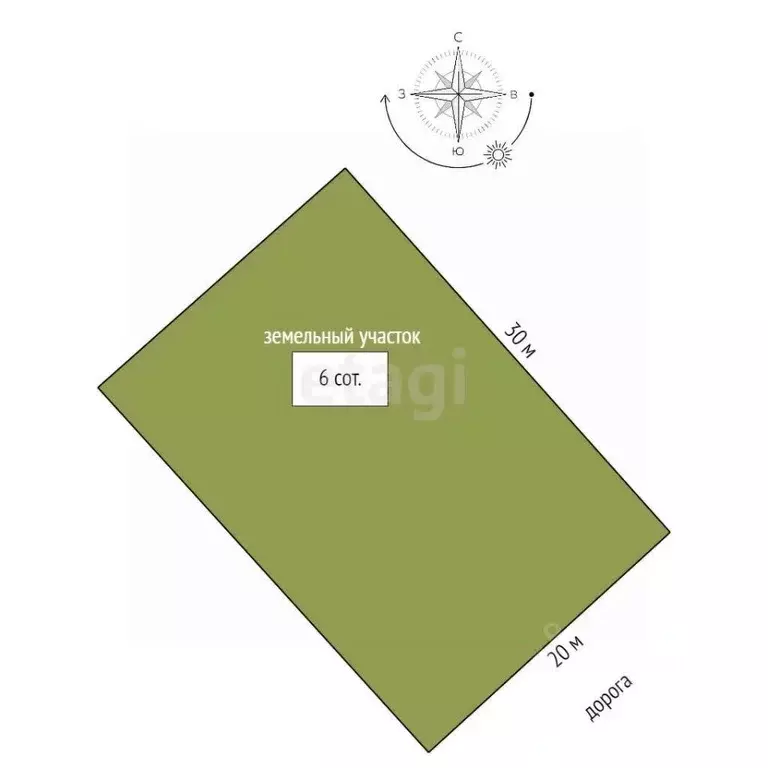 Участок в Ростовская область, Азовский район, Обильненское с/пос, пос. ... - Фото 2