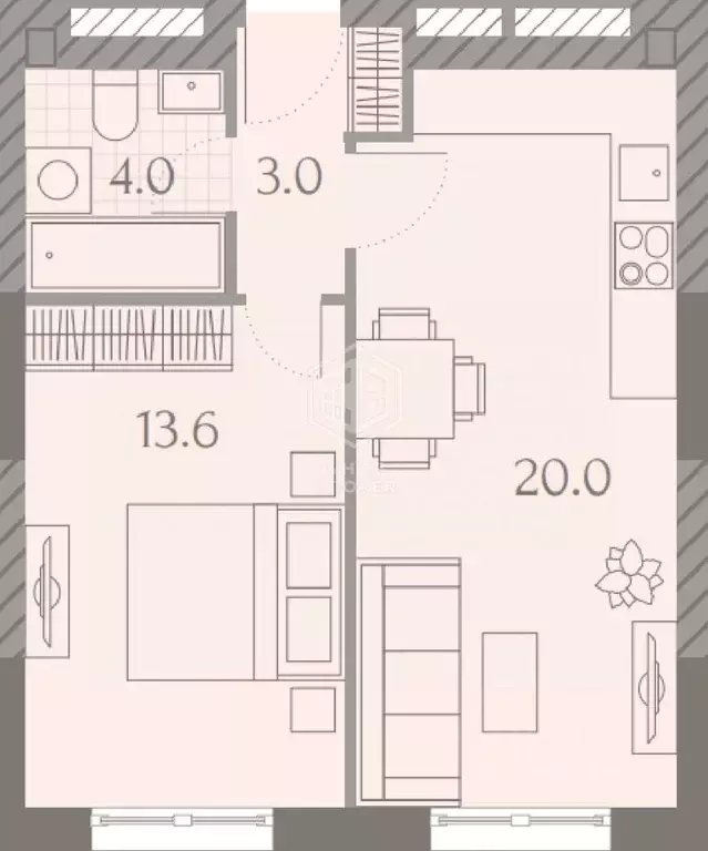 1-к кв. Москва Ильменский проезд, 4к1 (40.6 м) - Фото 2