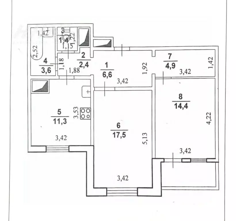 2-к кв. Нижегородская область, Нижний Новгород ул. Богдановича, 20 ... - Фото 1