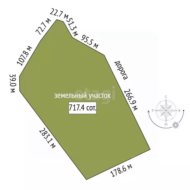 Участок в Мордовия, Лямбирский район, Пензятское с/пос, с. Пензятка  ... - Фото 1