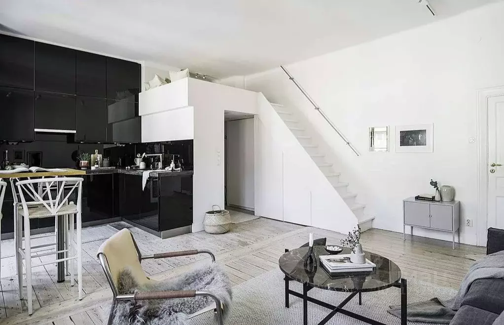 Студия Санкт-Петербург Гончарная ул., 18 (25.0 м) - Фото 1
