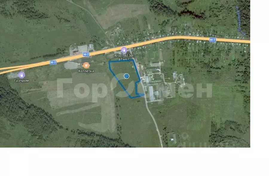 Участок в Владимирская область, Петушинский муниципальный округ М-7 ... - Фото 1