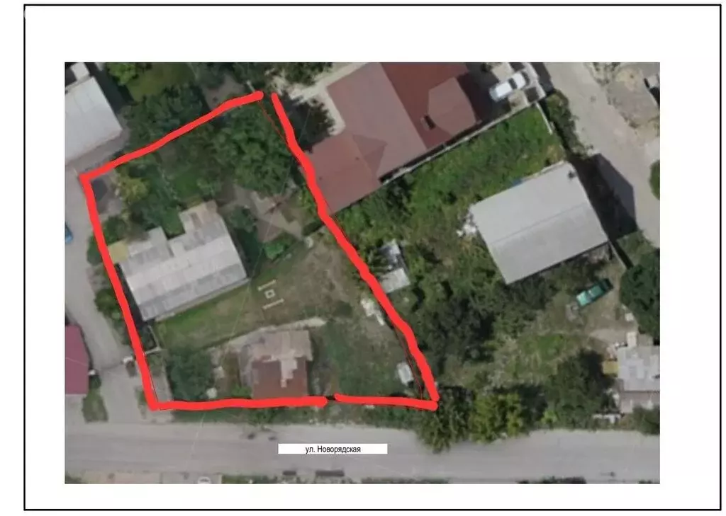 Участок в Волгоград, посёлок Ангарский, Новорядская улица, 11 (10.8 м) - Фото 0