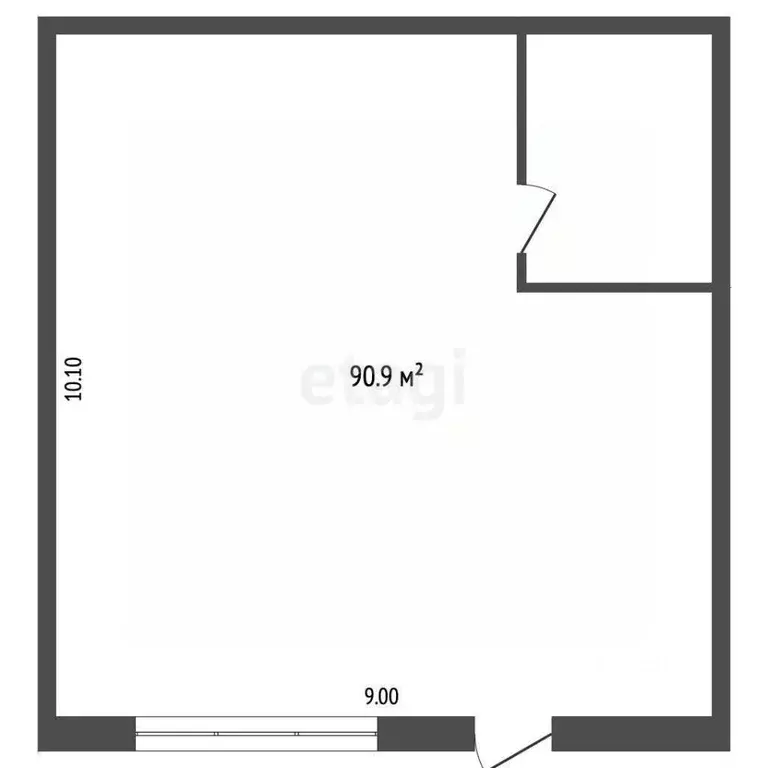 Торговая площадь в Крым, Кировское пгт ул. Дзержинского, 9 (91 м) - Фото 2