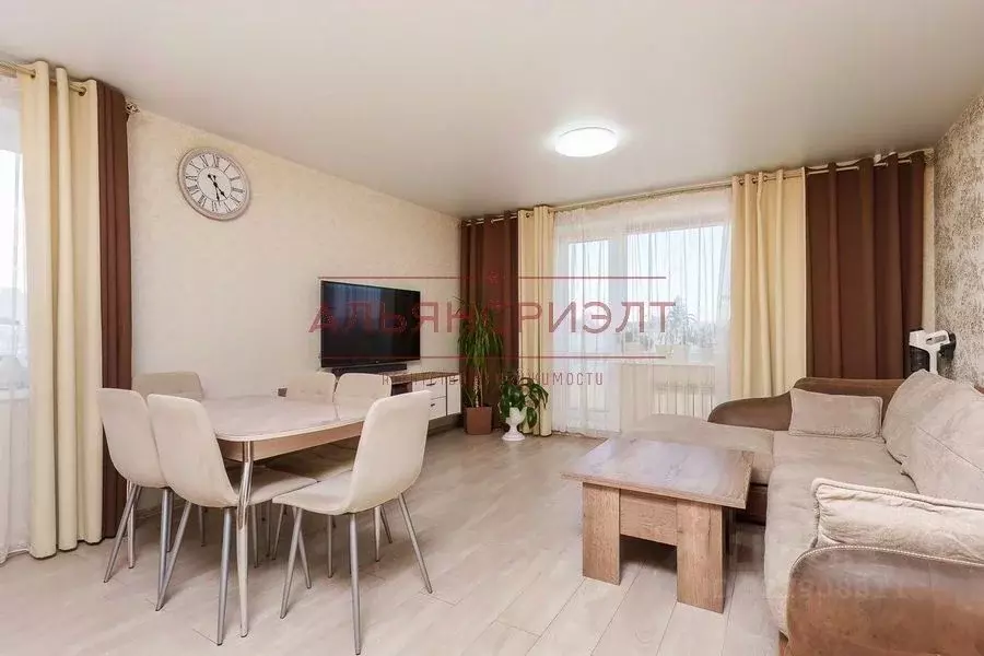 3-к кв. Новосибирская область, Новосибирск ул. Александра Чистякова, 2 ... - Фото 2