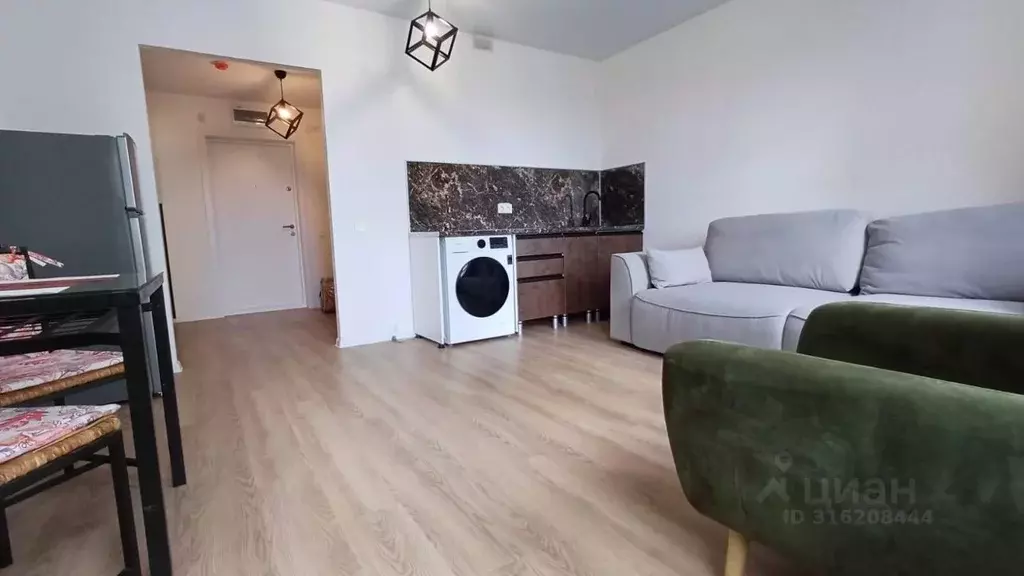 Студия Ярославская область, Ярославль ул. Лескова, 38 (27.4 м) - Фото 2