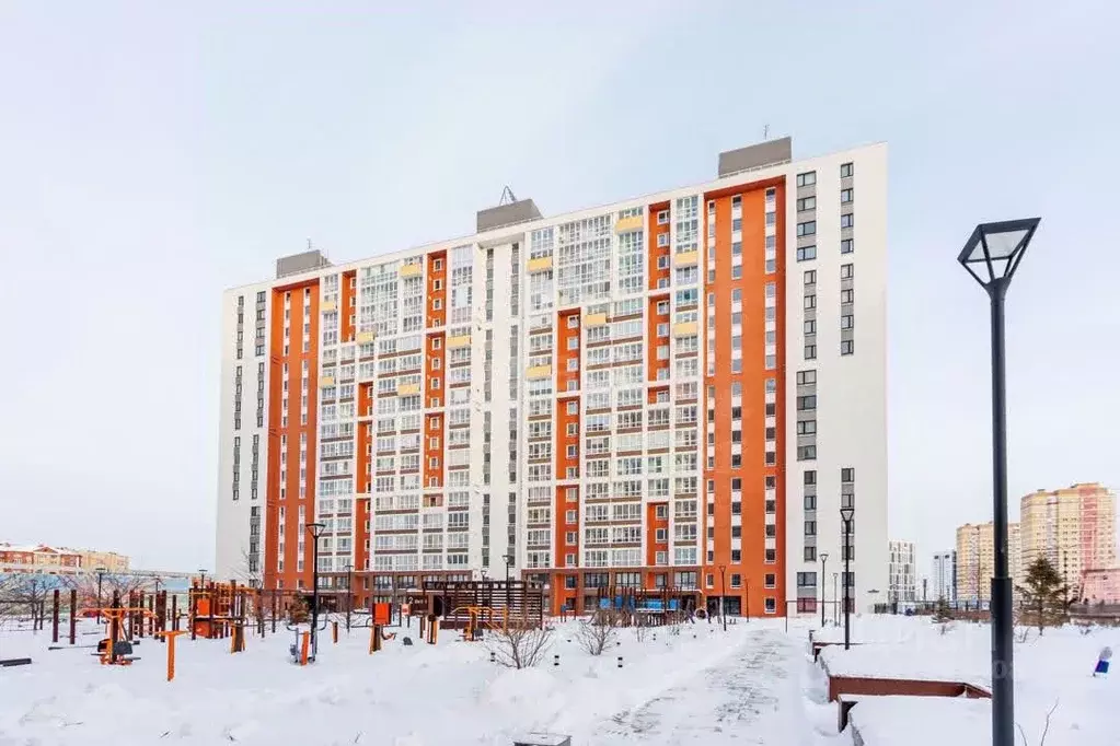 Студия Тюменская область, Тюмень ул. Андрея Бушуева, 2 (26.2 м) - Фото 1