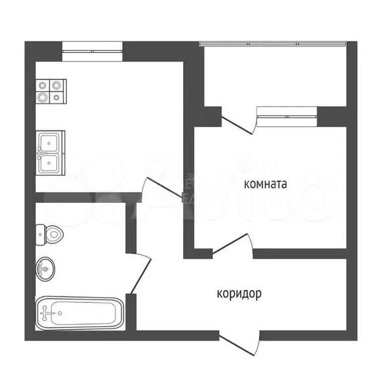 1-к. квартира, 37,4 м, 14/14 эт. - Фото 0